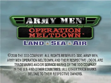Army Men - World War - Land, Sea, Air (US) screen shot title